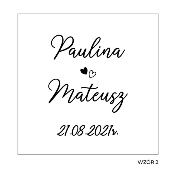 Wzór 2 Księgi gości w kolorze białym.