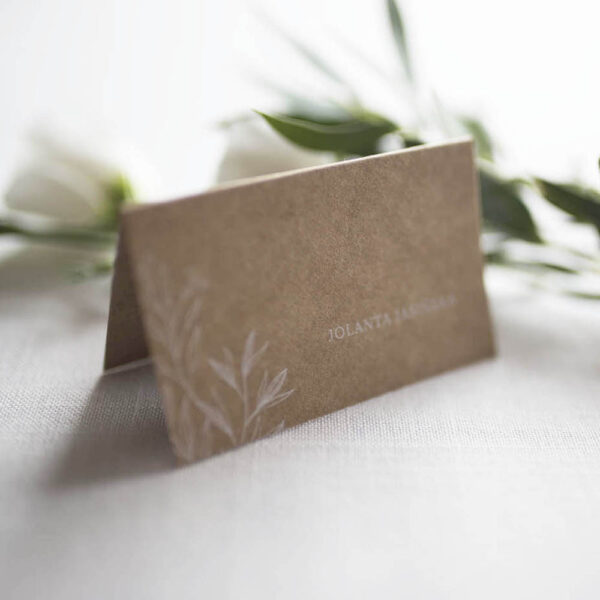 Winietki ślubne eco