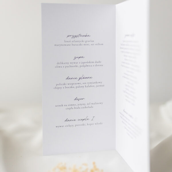 Menu weselne