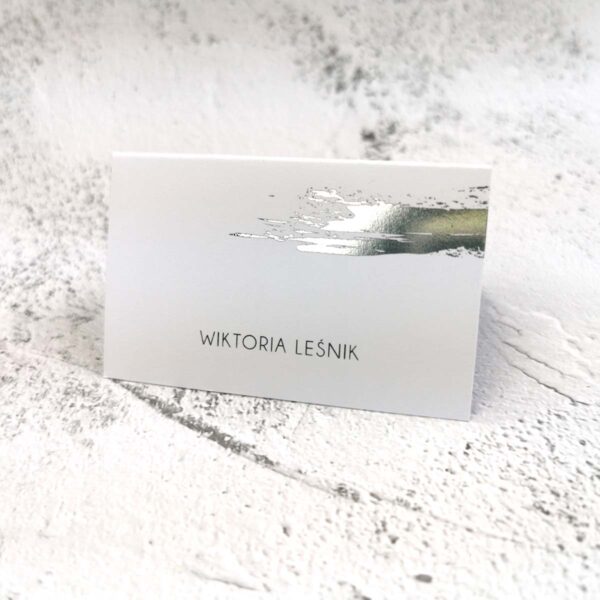 Nowoczesne winietki Srebro