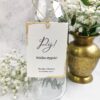 Zawieszka na alkohol weselny z pozłacanymi brzegami