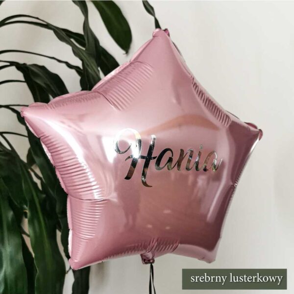 Srebrne naklejki na balony