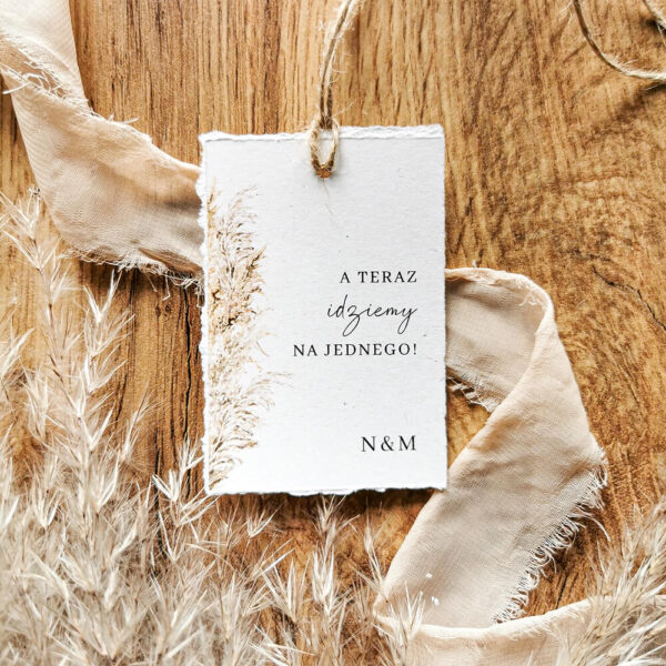 Zawieszka trawa pampasowa AB for Wedding