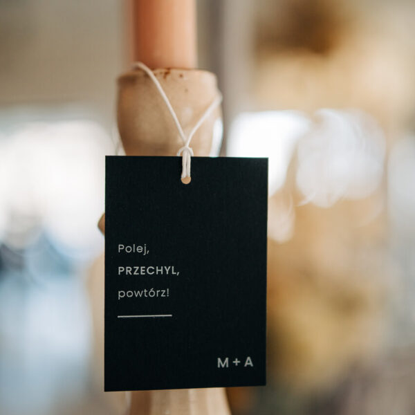 Zawieszki na alkohol weselny