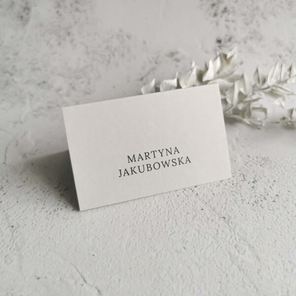 Minimalistyczna winietka ślubna.