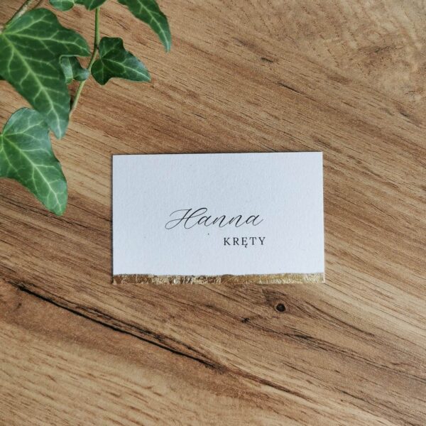 Płaskie winetki pozłacane z motywem zamku