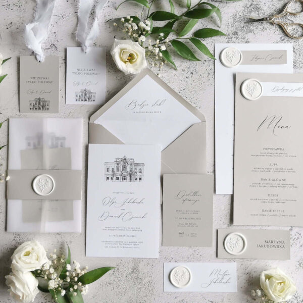 Zaproszenia pod zielonym dębem.