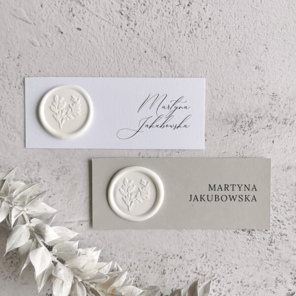 Winietka ślubna z lakiem.