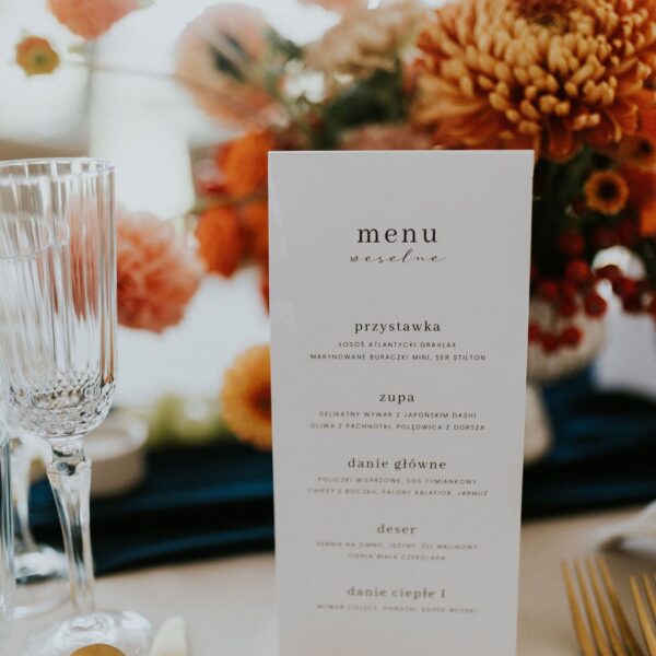 Menu weselne do postawienia buttermilk.