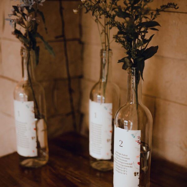 Butelkowy plan stołów