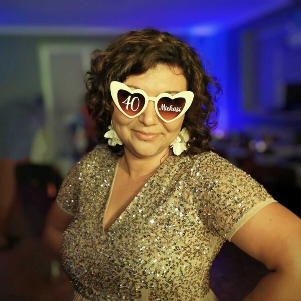 Napisy na okulary impreza