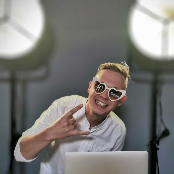 Wesele HIT okulary naklejki