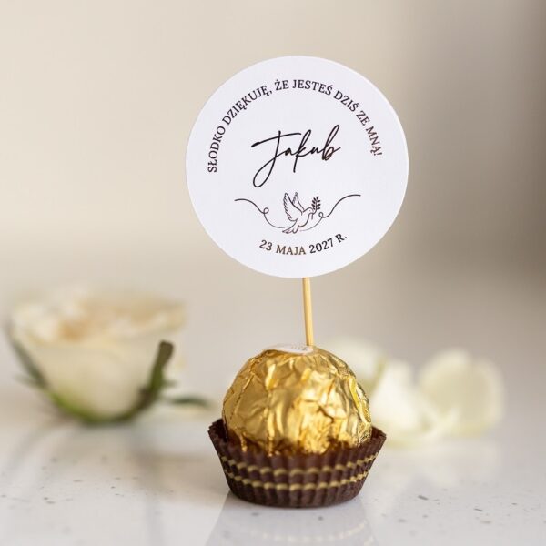 Alternative view of Winietki Ferrero Rocher na komunię